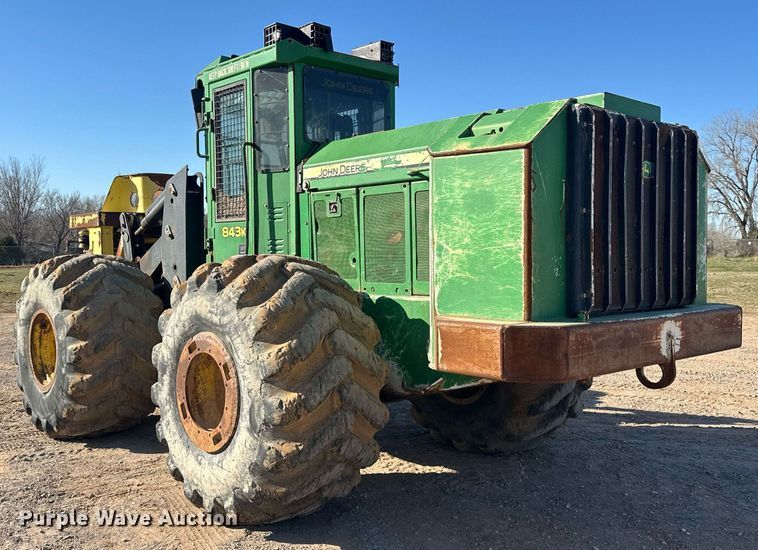 image for item EK0478 2012 John Deere 843K feller buncher