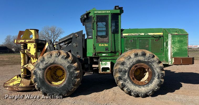 image for item EK0478 2012 John Deere 843K feller buncher