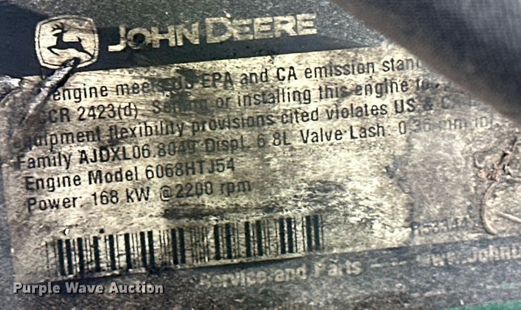 image for item EK0478 2012 John Deere 843K feller buncher