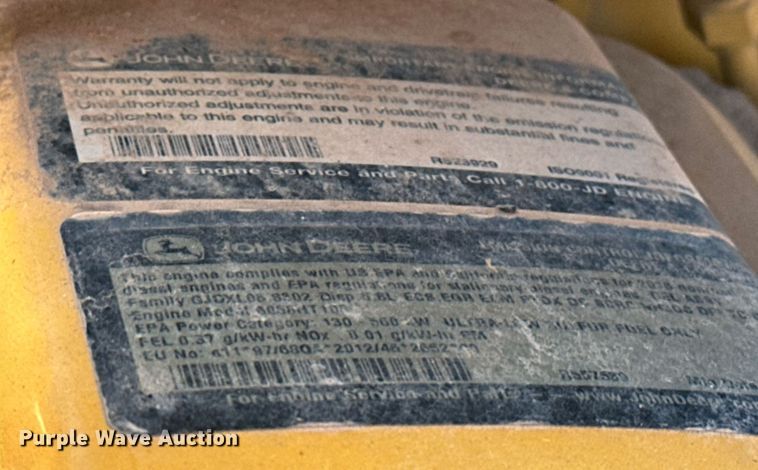 image for item EK0491 2016 John Deere 210G LC excavator