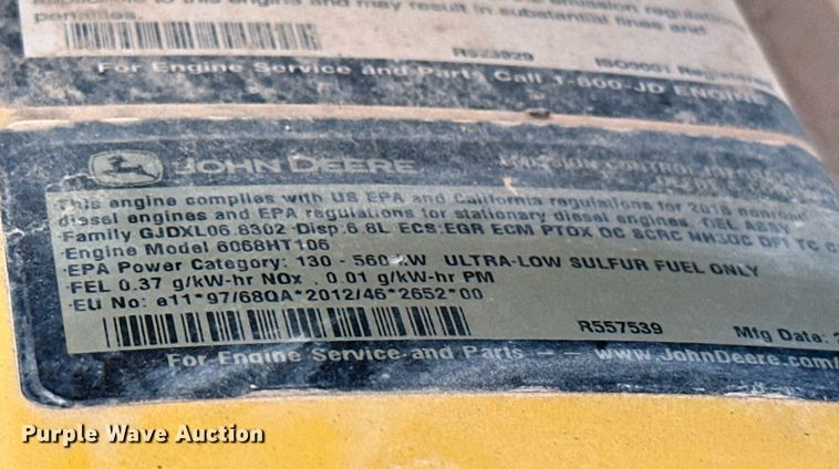 image for item EK0491 2016 John Deere 210G LC excavator