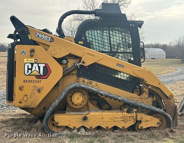 image for item EK0510 2021 Caterpillar 299D3 XE tracked skid steer loader