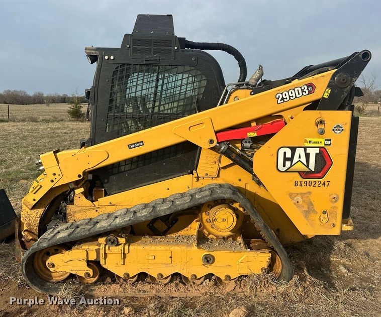 image for item EK0510 2021 Caterpillar 299D3 XE tracked skid steer loader