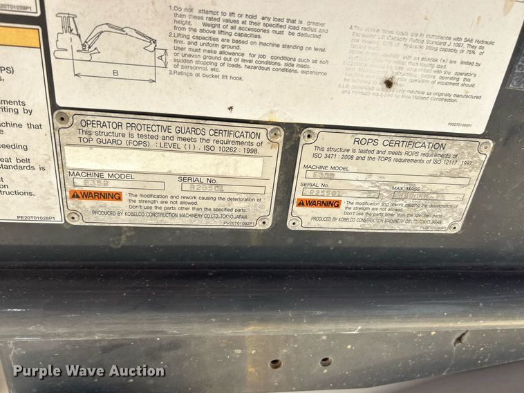 image for item EK2723 2012 New Holland E35B mini excavator