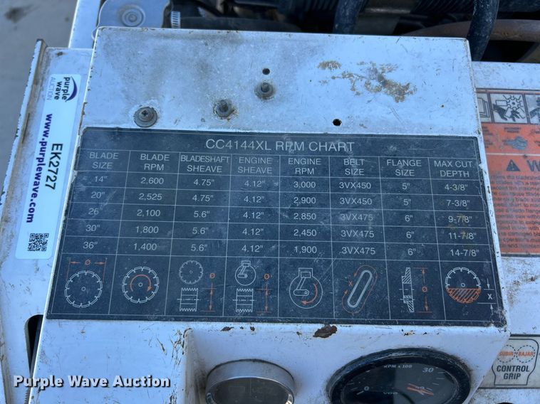 image for item EK2727 Core Cut CC4100 concrete saw