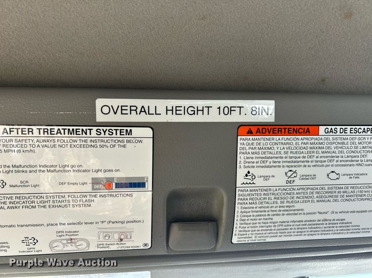 image for item EK2752 2013 Hino 338 utility / service truck