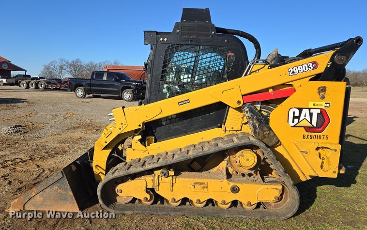 image for item EL5686 2020 Caterpillar 299D3 XE forestry tracked skid steer loader