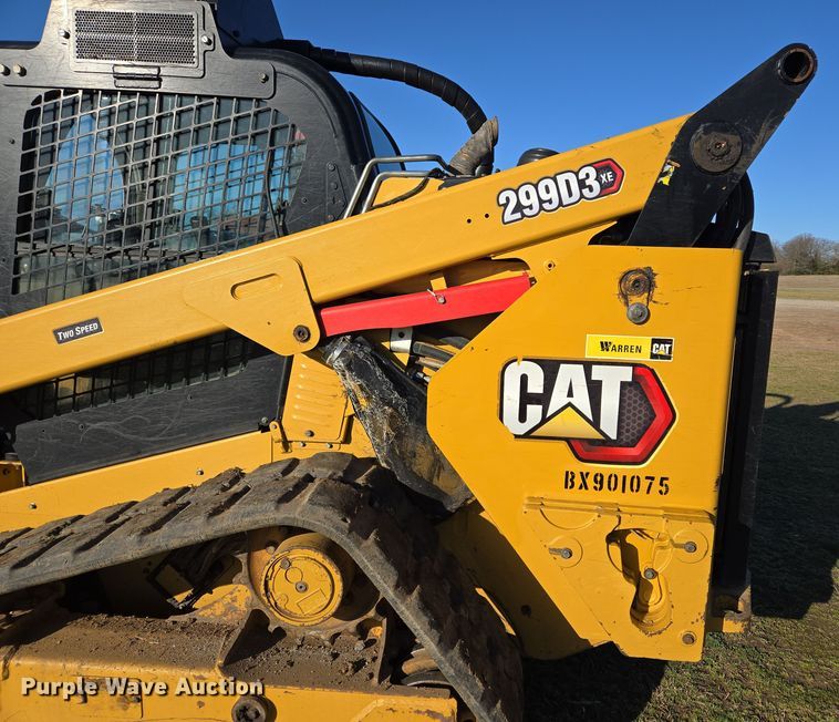 image for item EL5686 2020 Caterpillar 299D3 XE forestry tracked skid steer loader