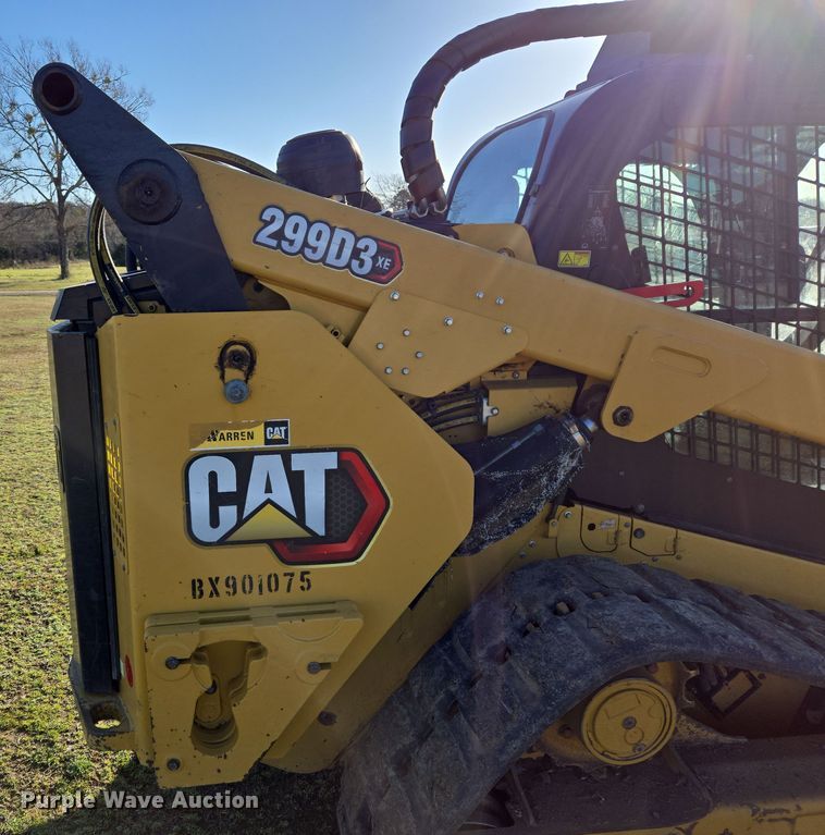 image for item EL5686 2020 Caterpillar 299D3 XE forestry tracked skid steer loader