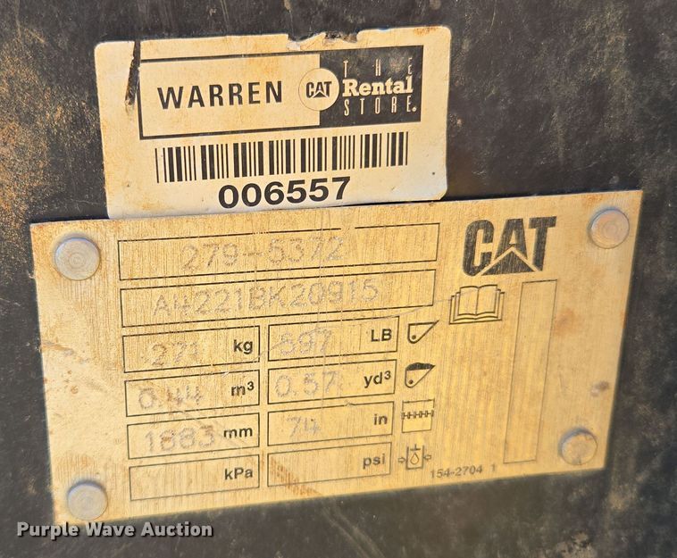 image for item EL5686 2020 Caterpillar 299D3 XE forestry tracked skid steer loader