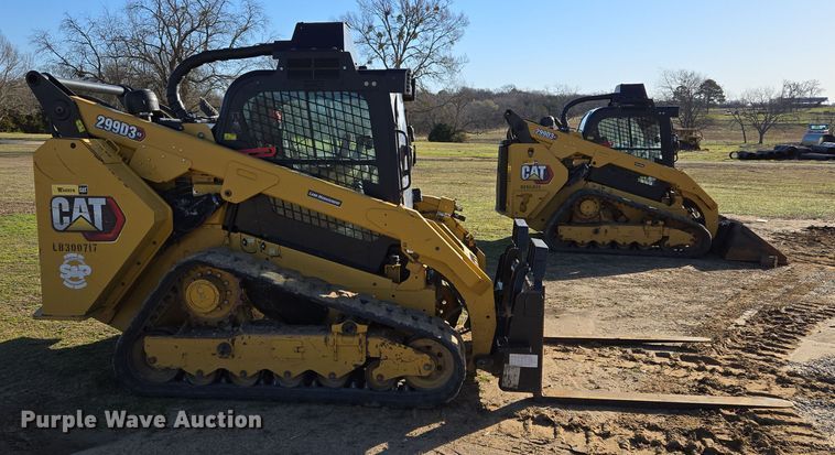 image for item EL5688 2020 Caterpillar 299D3 XE forestry tracked skid steer loader