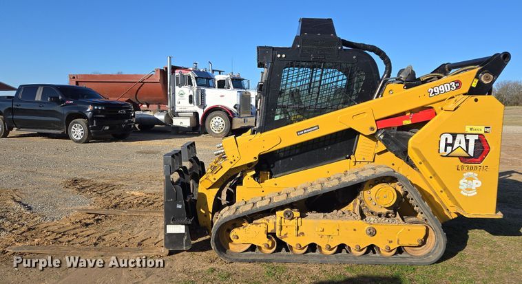 image for item EL5688 2020 Caterpillar 299D3 XE forestry tracked skid steer loader