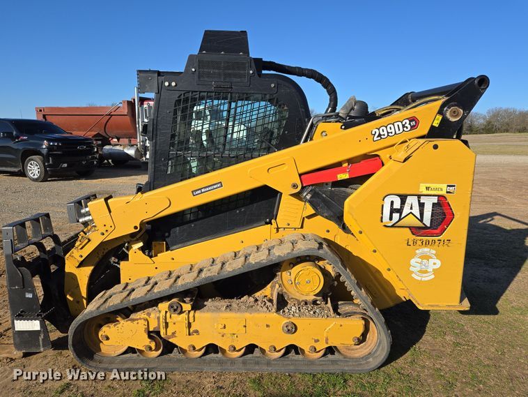image for item EL5688 2020 Caterpillar 299D3 XE forestry tracked skid steer loader
