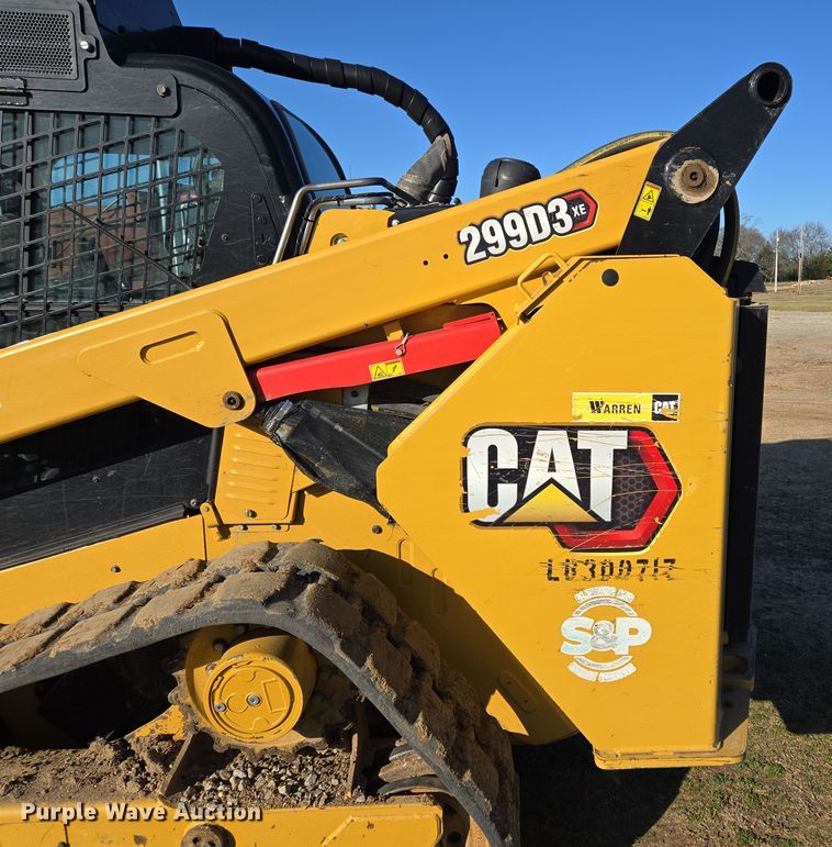 image for item EL5688 2020 Caterpillar 299D3 XE forestry tracked skid steer loader