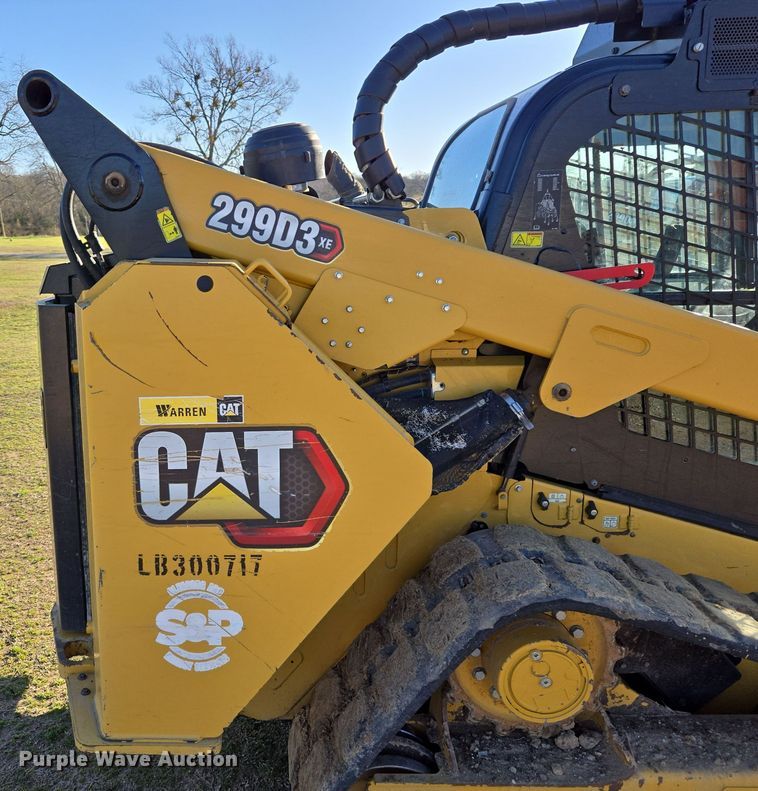 image for item EL5688 2020 Caterpillar 299D3 XE forestry tracked skid steer loader