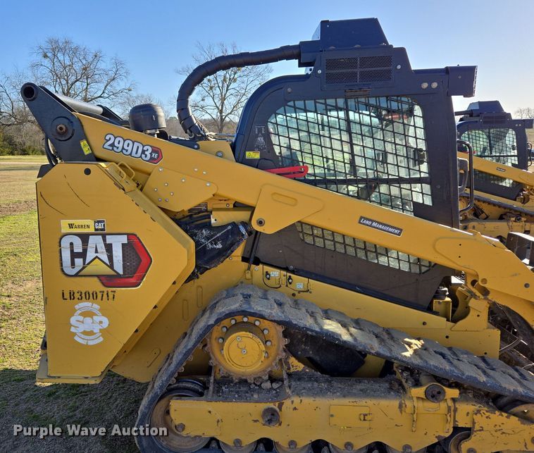 image for item EL5688 2020 Caterpillar 299D3 XE forestry tracked skid steer loader