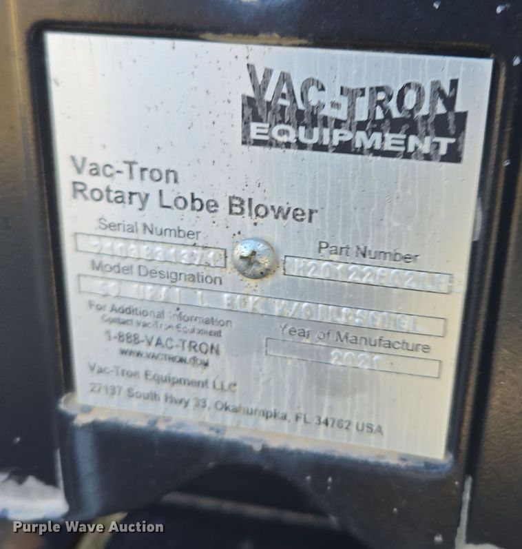 image for item EL5689 2021 Vermeer CV 573 SGT vacuum excavator