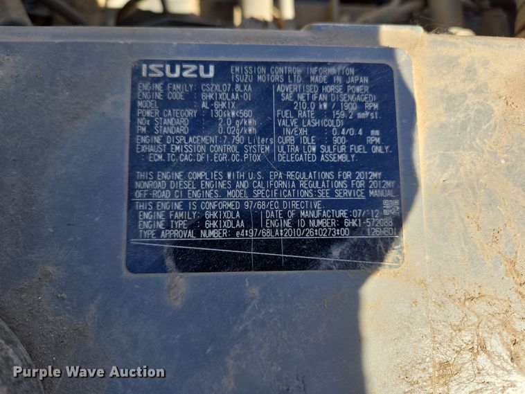 image for item EL5691 2012 Case CX350C excavator