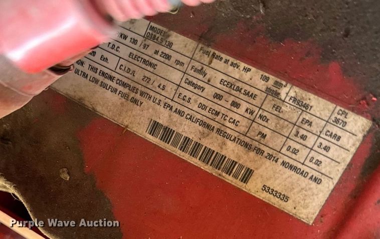 image for item EM3577 2016 Doosan P425 HP375 air compressor