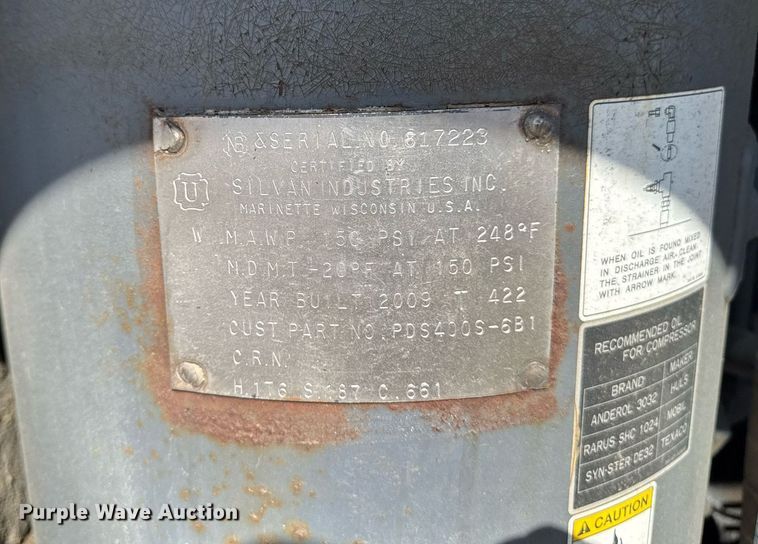 image for item EM3579 Airman PDS400S air compressor