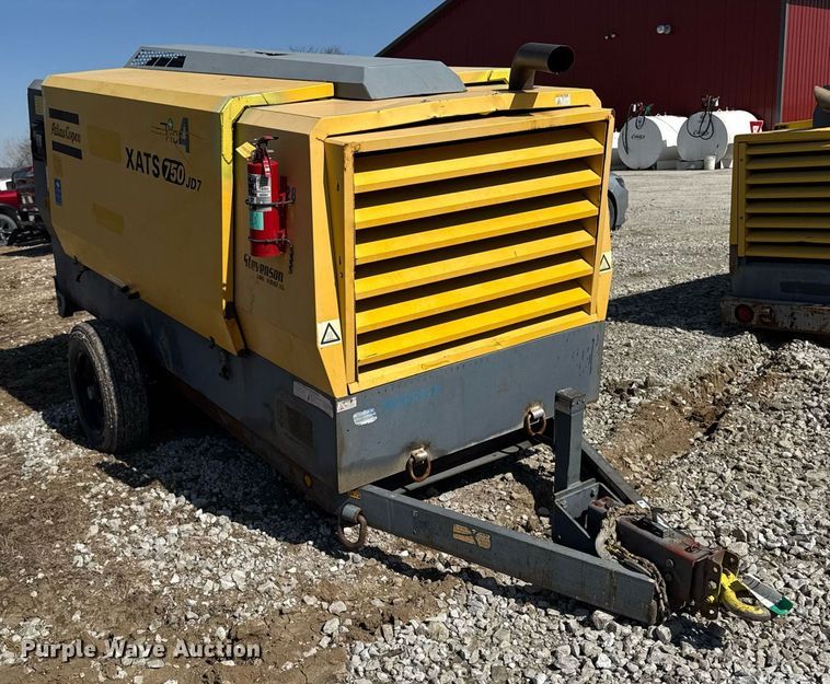 image for item EM3580 2014 Atlas Copco XATS750 JD7 air compressor