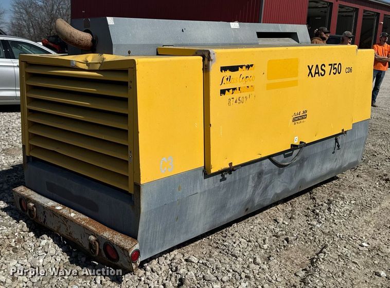 image for item EM3581 2011 Atlas Copco XAS750 CD6 air compressor