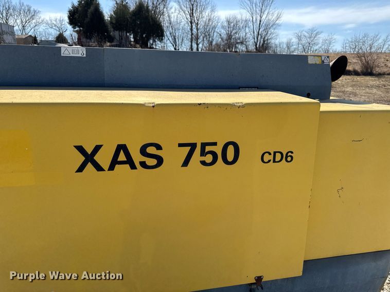 image for item EM3581 2011 Atlas Copco XAS750 CD6 air compressor