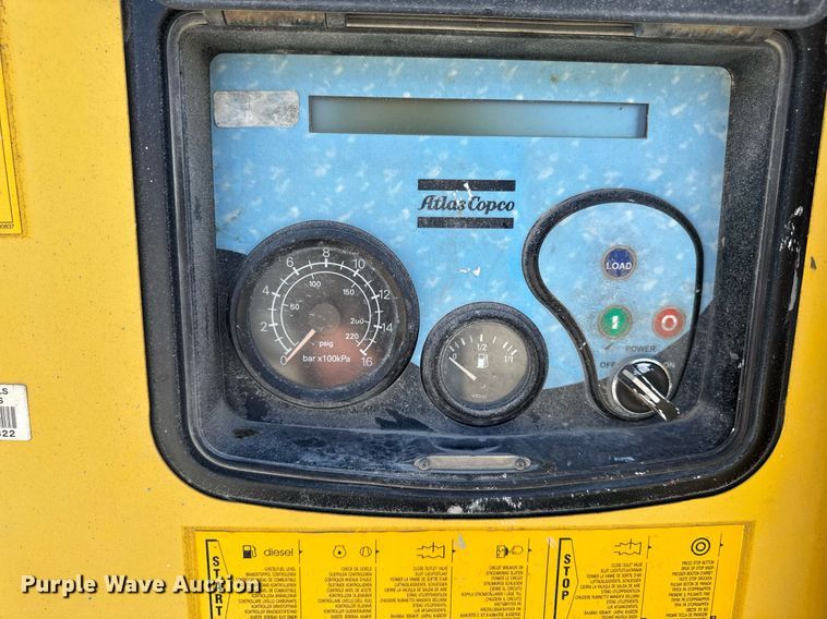 image for item EM3581 2011 Atlas Copco XAS750 CD6 air compressor