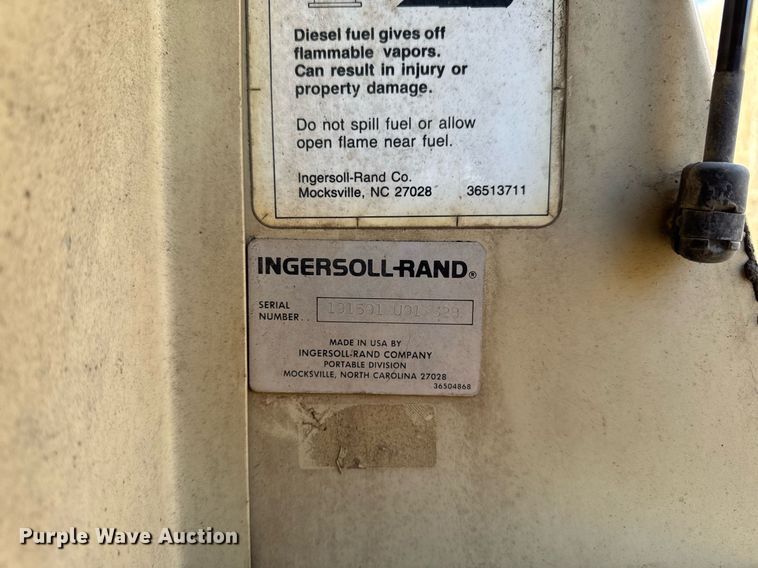 image for item EM3597 Ingersoll-Rand 185 air compressor