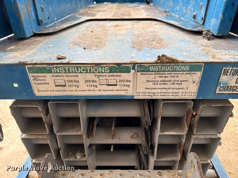 image for item EM3639 2016 Genie GS-1930 scissor lift