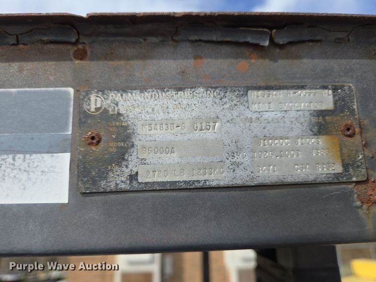 image for item EM6006 Nissan N-06SS mini excavator