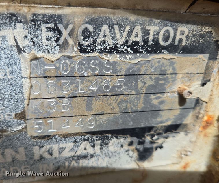 image for item EM6006 Nissan N-06SS mini excavator