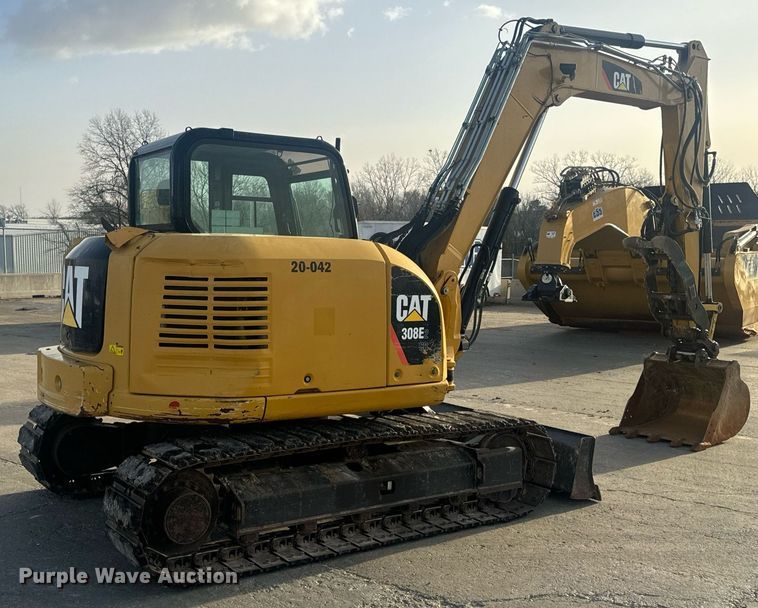 image for item EN5204 2017 Caterpillar 308E2 CR mini excavator