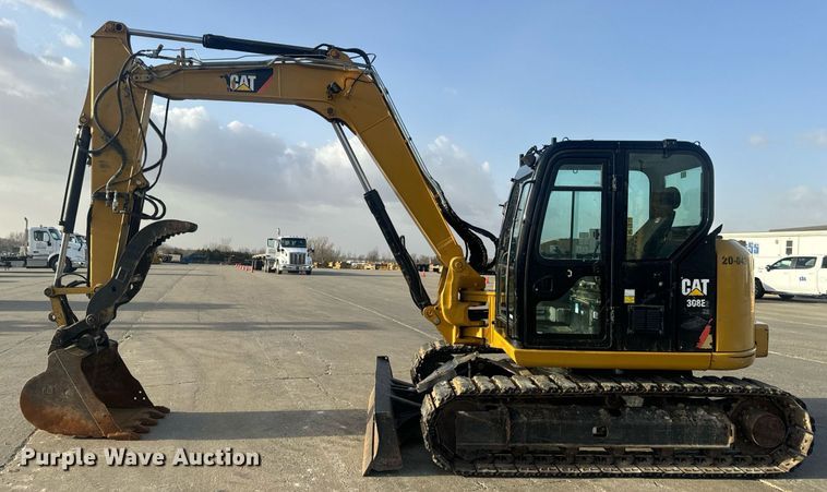 image for item EN5204 2017 Caterpillar 308E2 CR mini excavator