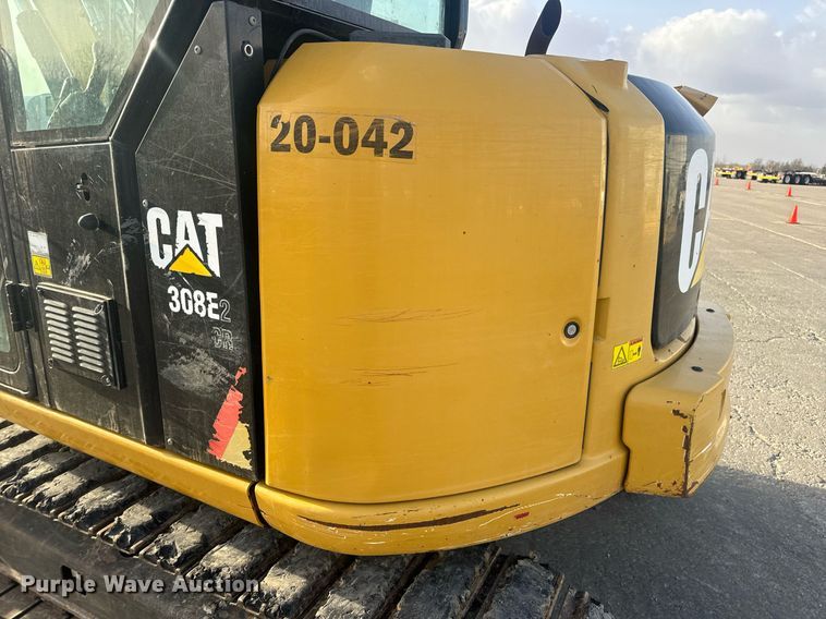 image for item EN5204 2017 Caterpillar 308E2 CR mini excavator