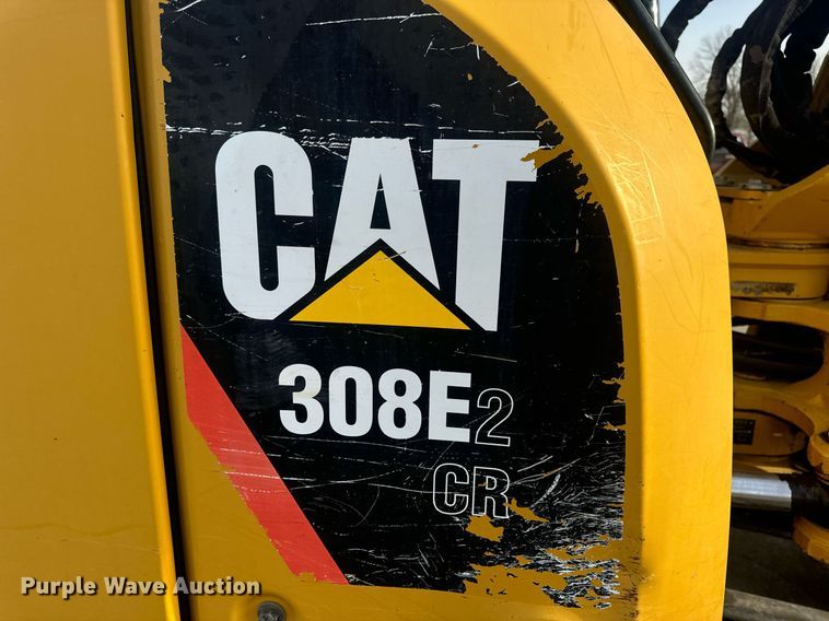 image for item EN5204 2017 Caterpillar 308E2 CR mini excavator