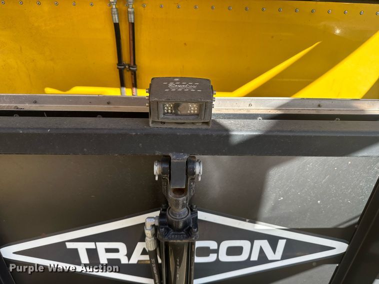 image for item EN6001 2010 Hino 268 flatbed truck with crash attenuator