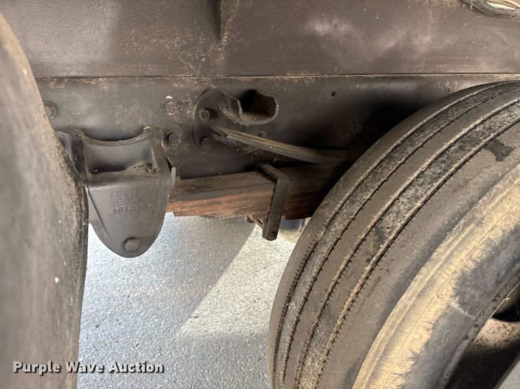 image for item EN6001 2010 Hino 268 flatbed truck with crash attenuator