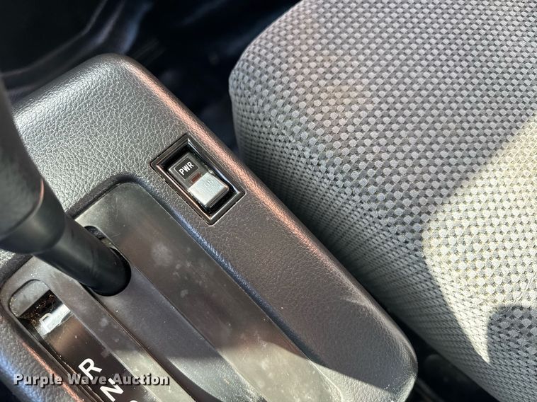 image for item EN6001 2010 Hino 268 flatbed truck with crash attenuator