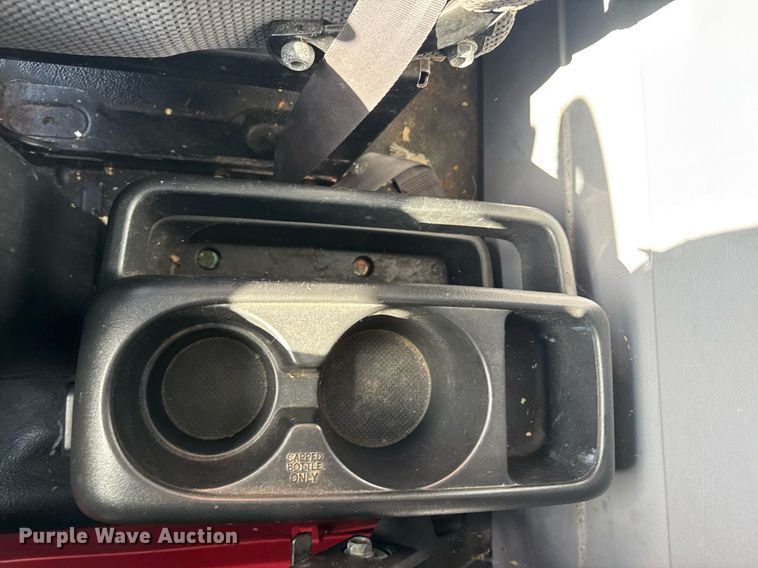 image for item EN6001 2010 Hino 268 flatbed truck with crash attenuator