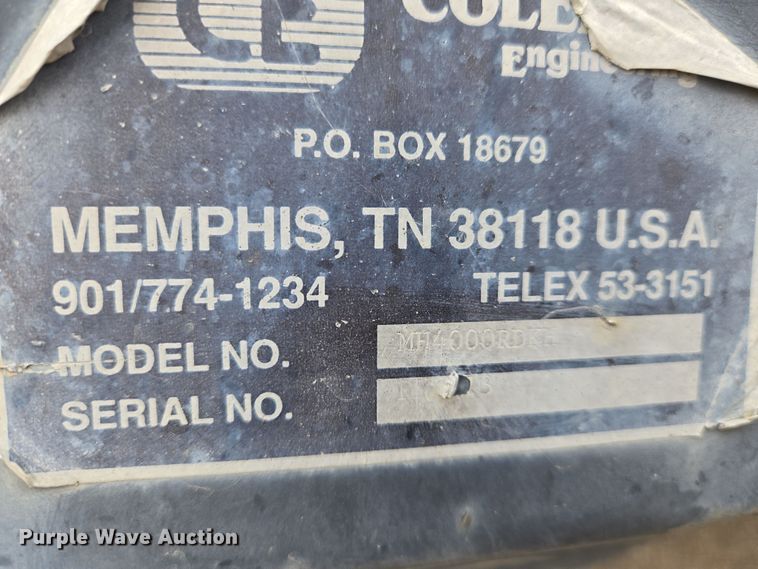 image for item EN8786 1993 Coleman MH4000RDKH light plant