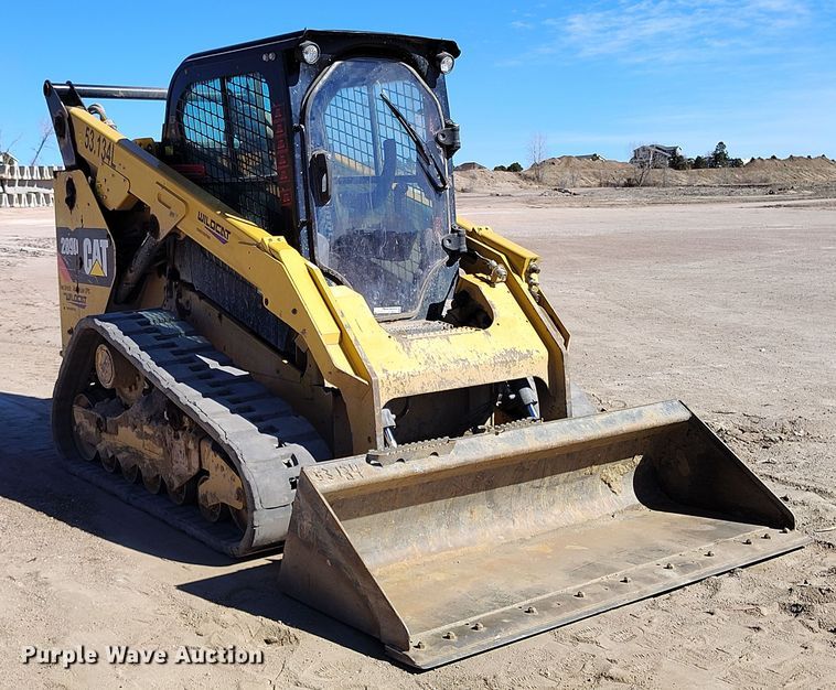 image for item EO9976 2017 Caterpillar 289D tracked skid steer loader