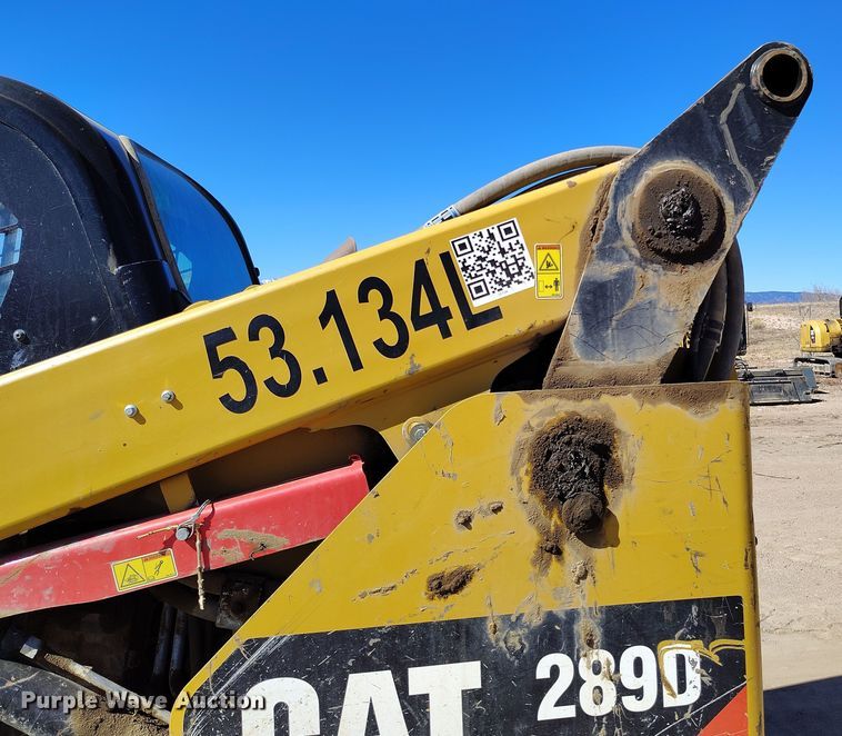 image for item EO9976 2017 Caterpillar 289D tracked skid steer loader