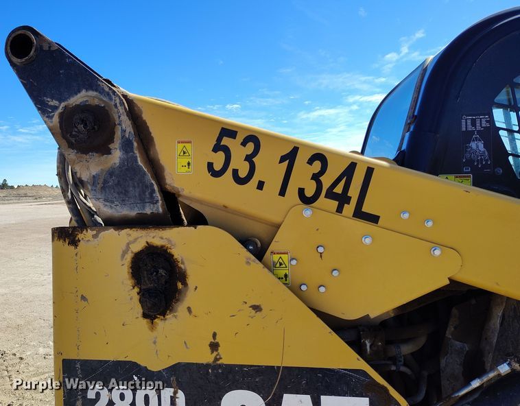 image for item EO9976 2017 Caterpillar 289D tracked skid steer loader