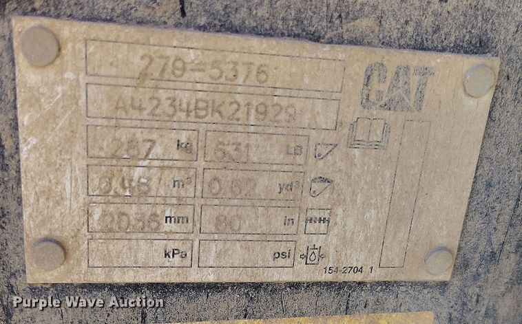 image for item EO9976 2017 Caterpillar 289D tracked skid steer loader