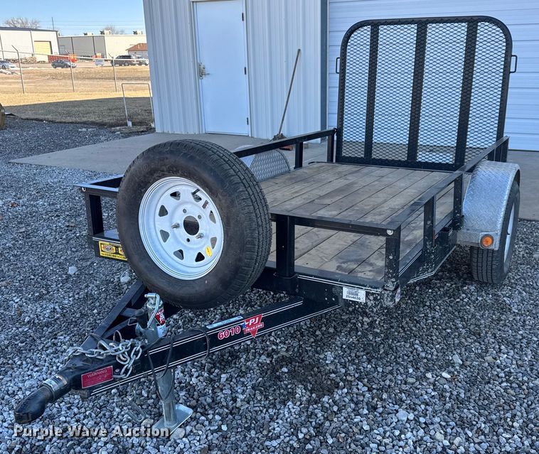 image for item EQ1089 2016 PJ 6010 utility trailer