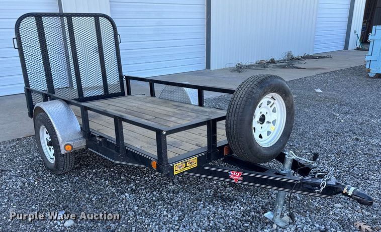 image for item EQ1089 2016 PJ 6010 utility trailer