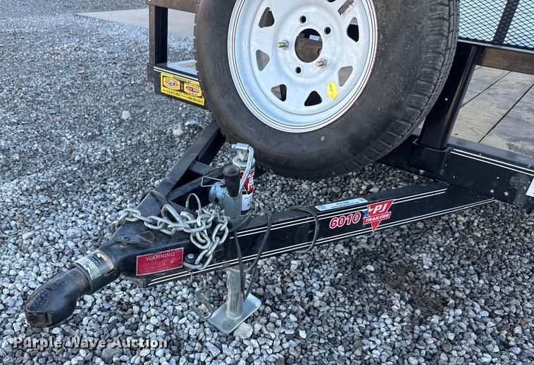 image for item EQ1089 2016 PJ 6010 utility trailer