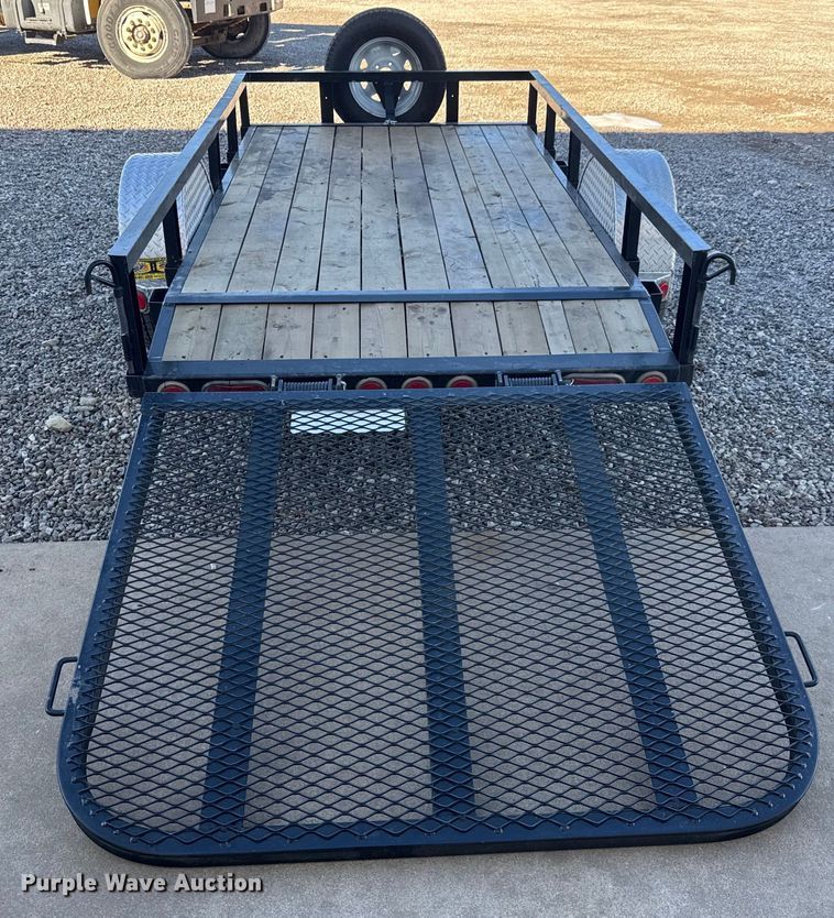 image for item EQ1089 2016 PJ 6010 utility trailer