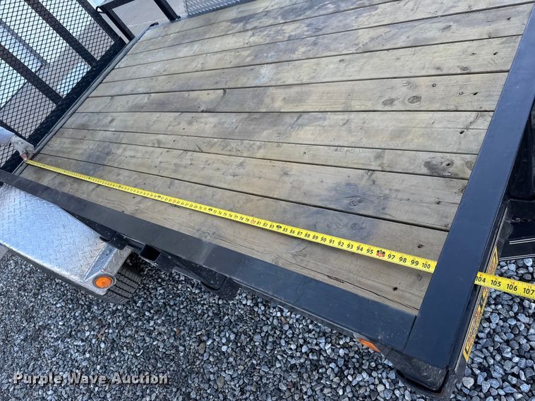 image for item EQ1089 2016 PJ 6010 utility trailer